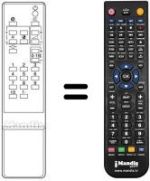 Replacement remote control Toshiba CT-9321