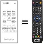 Replacement remote control CT-933