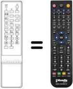 Télécommande équivalente Sharp CT-9399