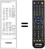 Télécommande équivalente Toshiba CT-9401