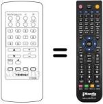 Télécommande équivalente CT-9784