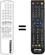 Télécommande équivalente CT-9868
