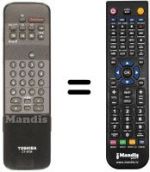 Télécommande équivalente CT-9734