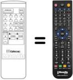 Télécommande équivalente REMCON554