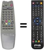 Télécommande équivalente REMCON389