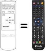 Télécommande équivalente Pioneer PDP502MXE