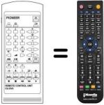 Télécommande équivalente Pioneer SV2803
