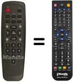 Télécommande équivalente REMCON921