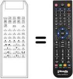 Télécommande équivalente Tensai TCT253N