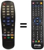 Télécommande équivalente REMCON933