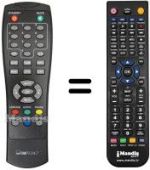 Télécommande équivalente REMCON712