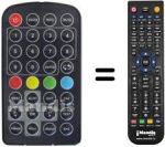 Télécommande équivalente REMCON1395