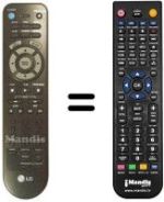 Télécommande équivalente REMCON674