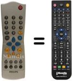 Télécommande équivalente REMCON1301