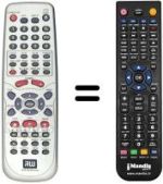 Télécommande équivalente REMCON1181