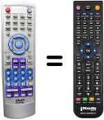 Replacement remote control REMCON721
