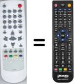 Replacement remote control Daewoo DTY21G2