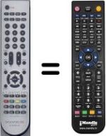 Télécommande équivalente RC-DWW02-V01