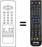 Télécommande équivalente RC2134