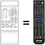 Télécommande équivalente EUR51244