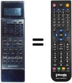 Télécommande équivalente Sanyo 3800EX