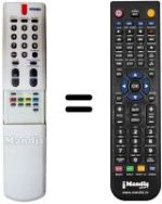Télécommande équivalente REMCON1265