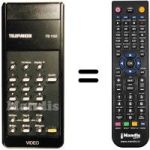 Télécommande équivalente Telefunken VR2931E