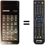 Télécommande équivalente Telefunken VR2971E