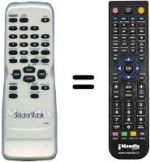 Télécommande équivalente Funai D50Y-100M