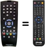 Télécommande équivalente Grundig PXW110-6615 REF