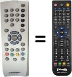 Télécommande équivalente Grundig SE4572TOP