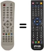 Télécommande équivalente REMCON1070