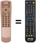 Télécommande équivalente REMCON635