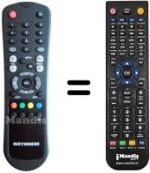 Replacement remote control Kathrein UFD595-S