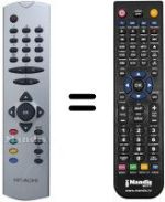 Télécommande équivalente Hitachi VS20142725