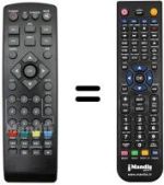 Télécommande équivalente REMCON824