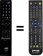 Replacement remote control JVC LT-32R10BU