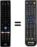Télécommande équivalente JVC RM-C3401A