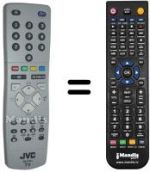Télécommande équivalente JVC RM-C1514