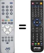 Télécommande équivalente JVC LT-26A80SU / H