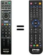 Télécommande équivalente REMCON736