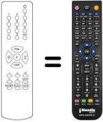 Replacement remote control REMCON1106