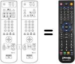 Télécommande équivalente REMCON1304