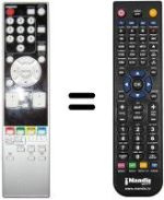 Télécommande équivalente REMCON500