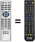 Télécommande équivalente REMCON690