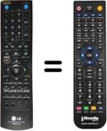 Télécommande équivalente LG DR389