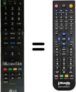 Télécommande équivalente LG AKB72915251