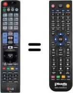 Replacement remote control LG 32LD420C-ZA