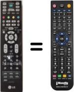 Replacement remote control LG 32LC46