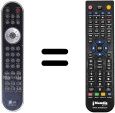 Télécommande équivalente LG 6710T00003B